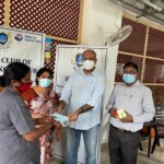 Rotary Club of Chennai Korattur distributes Masks, Refreshments and Ghee