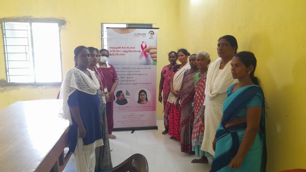 Eye and Breast Cancer screening camp