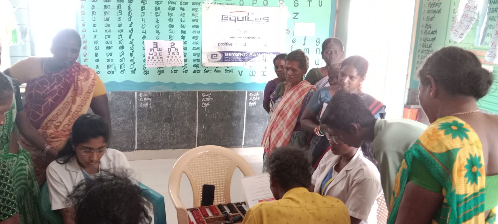 ***Breast Cancer and Eye Screening Camp Equitas Development Initiatives Trust conducted Breast Cancer Screening and Eye Screening Camp at Vannivakkam, Minjur .Totally 135 members benefited in the camp. Lifeline Multi Speciality Hospital and MN Eye Hospital are sponsors of the camp. M. Krishnamurthy (CSR Manager, Equitas) organised the camp.***