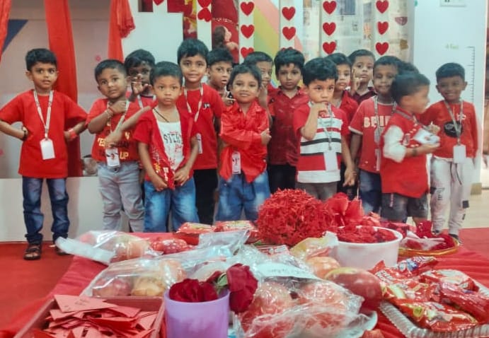 Velammal Kindergartens celebrates Red Colour Day