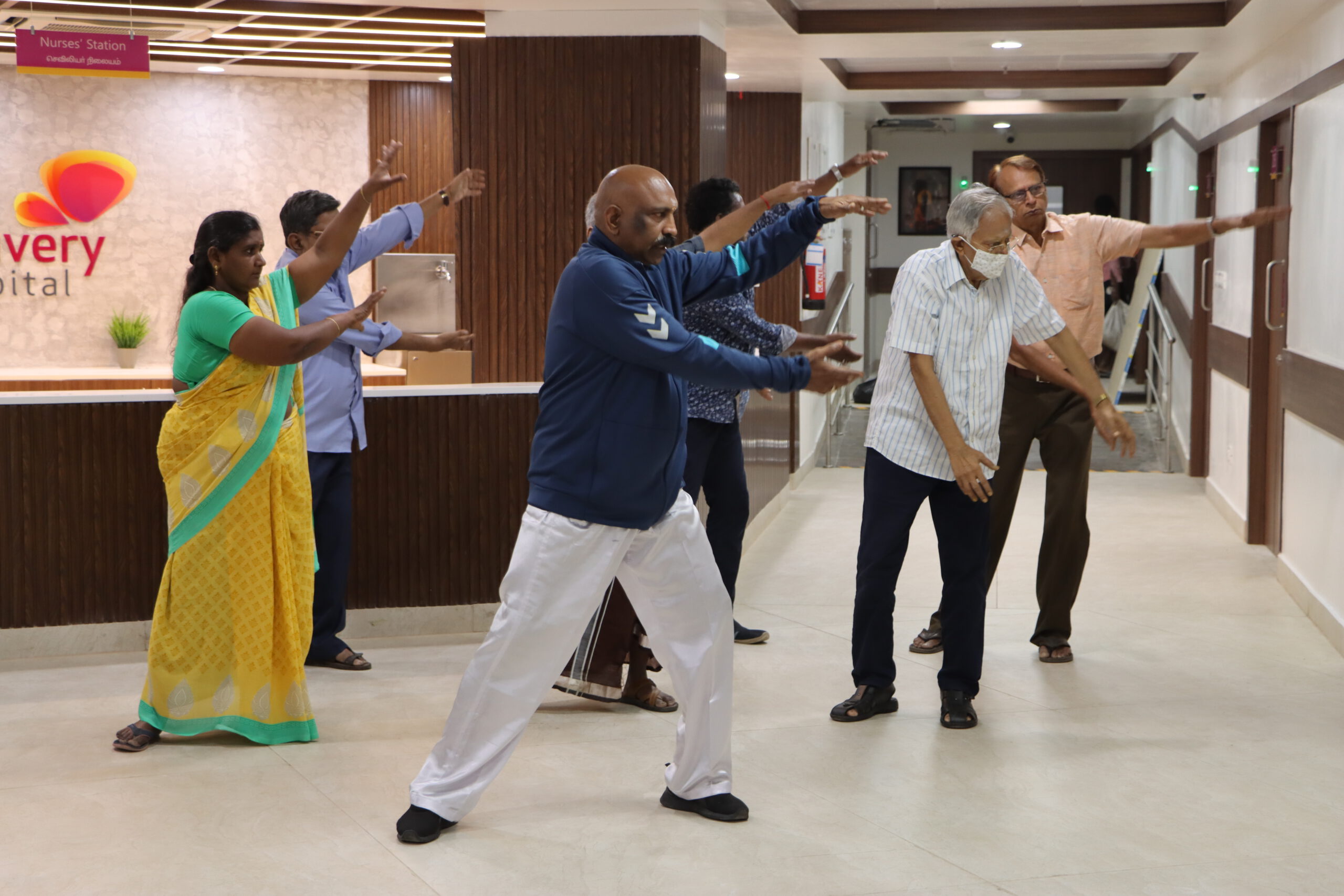 Kauvery Hospital organizes a Tai Chi Session