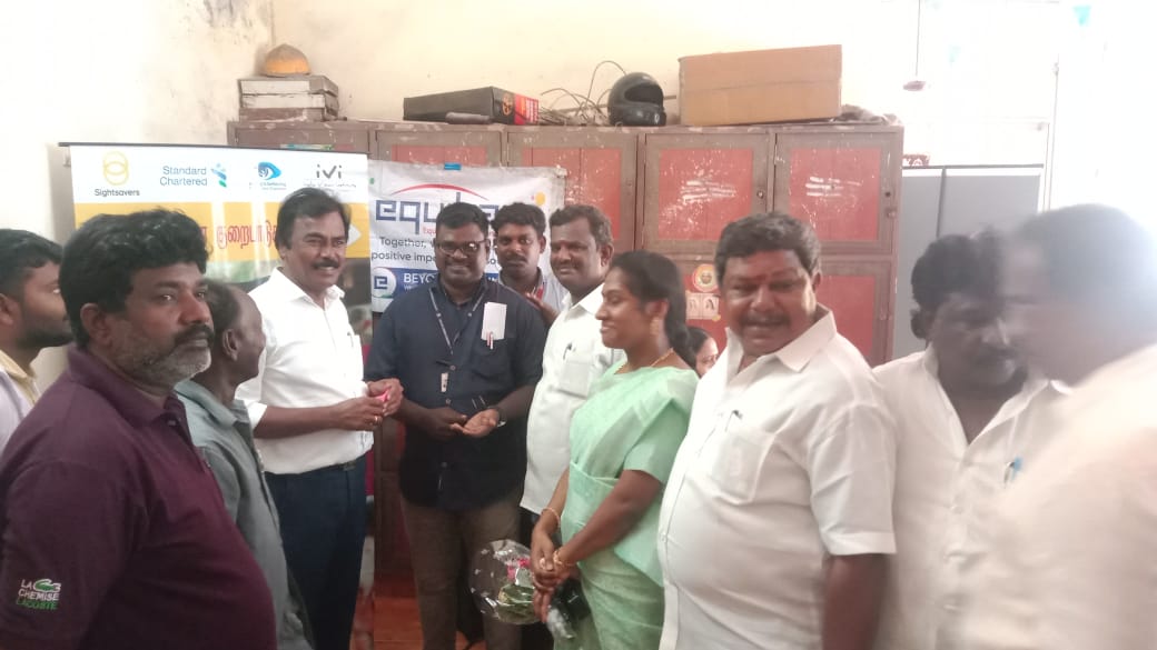Equitas conducts Health Camp Equitas Development Initiatives Trust (Anna Salai) conducted General health, Eye and Acupuncture screening camp alongwith Mehta Multi Speciality Hospital, IVI Eye and Atama Acupuncture. Rotary club of Chennai Galaxy is the sponsor. P. Sivakumar MLA, (Thiru.Vi.Ka. Nagar Constituency) was the chief guest. M. Krishnamurthy (CSR Manager, Equitas) coordinated the camp.