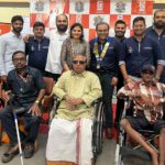 Aids distributes to Differently abled persons