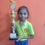 Silambam Champions Velammal Vidyalaya, Karambakkam, J. Samyutha and R. Dhanshika of Std.2 bagged first and second prize in Silambam competition held at State and National Level.