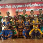 Students performs Classical dance Velammal Vidyalaya, Alapakkam, Vel’s Natyalaya Dance crew exhibited an exemplary Classical dance performance at Arunachaleswarar Temple, Thiruvannamalai.