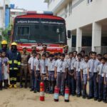 Awareness programme on safety measures Velammal Vidyalaya, Karambakkam organised an awareness programme on safety measures to be followed during Diwali. This demonstration was conducted by the Tamilnadu Fire and Rescue team.***