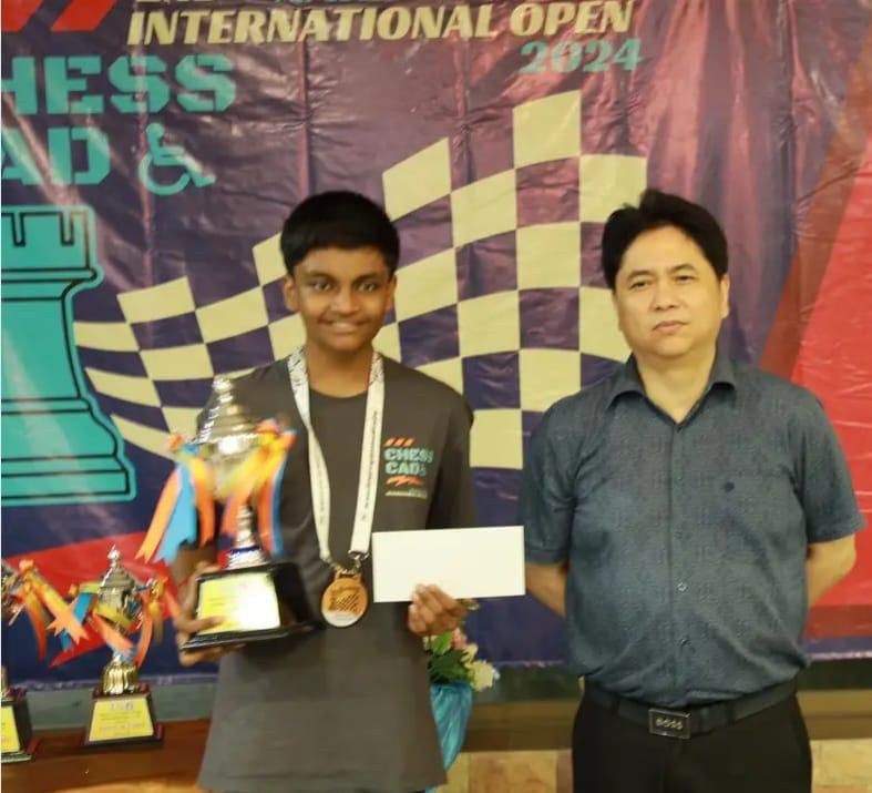 Student emerges victorious in National Chess Championship