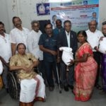 Lions International distributes welfare aids Lions International Dist. 324-N distributed Welfare Aids and Appliances to 50 needy differently abled people by the Former Judge of Madras High court Justice Dr. P. Jyothimani at Govt. Hr. Sec. School, M.G.R. Nagar. The District Chairperson for the welfare of persons with disabilities Ln. Dr. K. Gopinath, Past Dist. Governor Dr.G. Manilal, Secretary of West Mambalam Traders Welfare Association Nellai Sivaraj, State President of Tamil Nadu Udavikkaram Association for the Welfare of Differently Abled T.A.P. Varadakutti, Founder of Chennai Sai Thunai Matrimonials, an exclusive free Matrimonial Services for Differently abled persons, Dr. N.Panchapakesan, Lions Cabinet Secretary Udayakumar, Treasurer Sivakumar, DC(Activities) Ragavendraamani, Region Chairperson Vijayanand and other Lion dignitaries participated and graced the occasion.