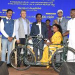 Essential aid distributes to differently abled persons